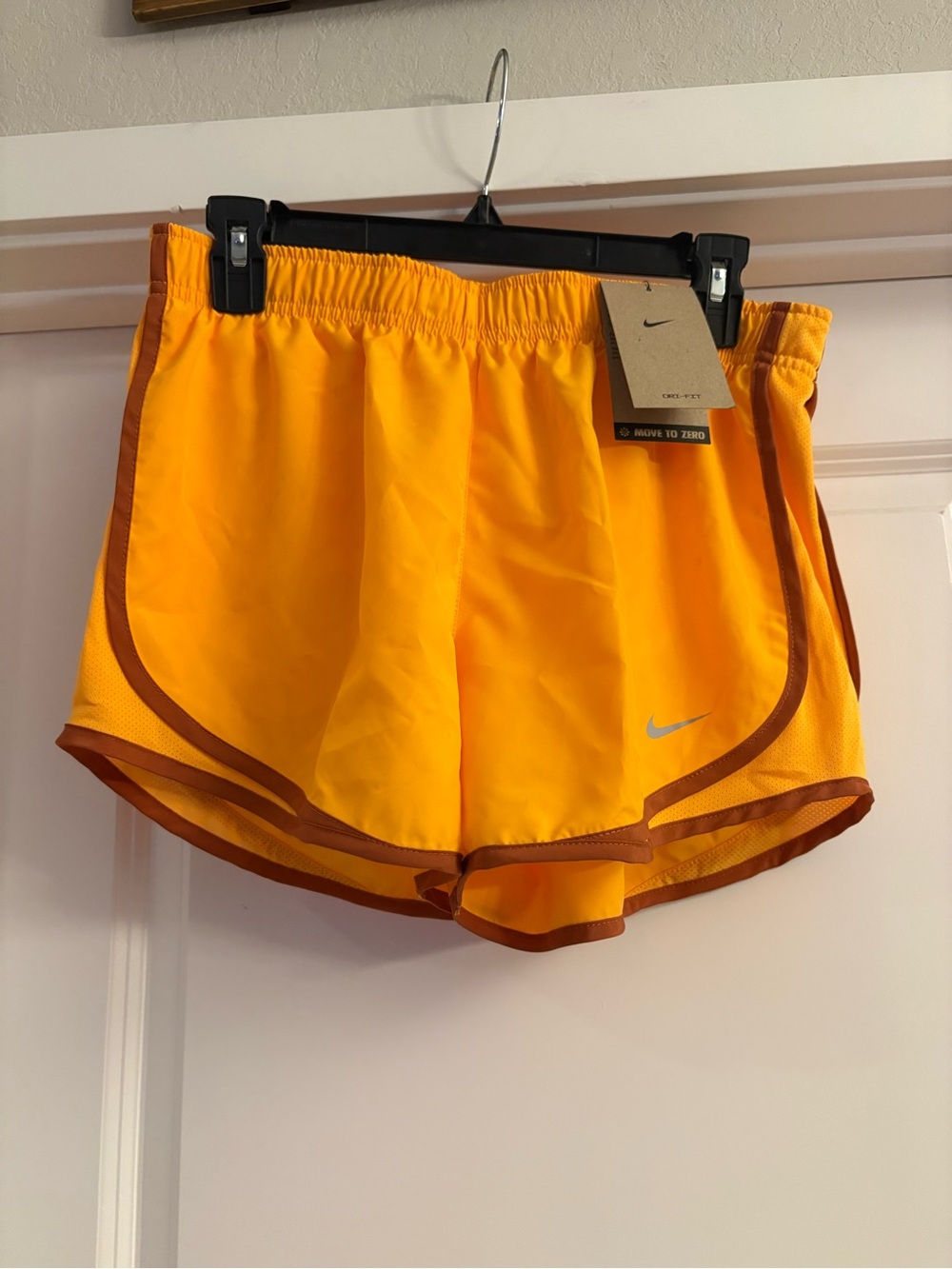 Nike Women's Dri-fit Orange Running Shorts